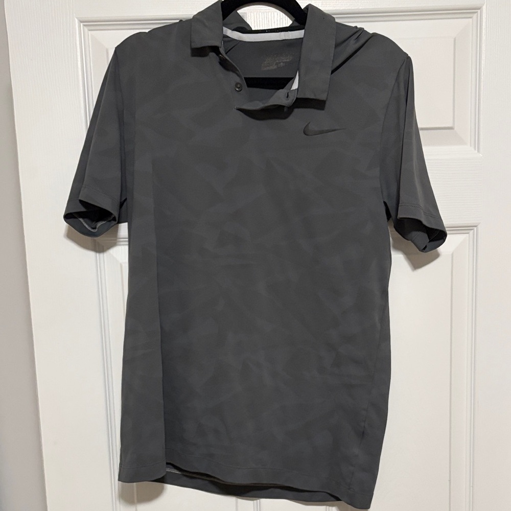 Nike Men's Charcoal Polo Shirt